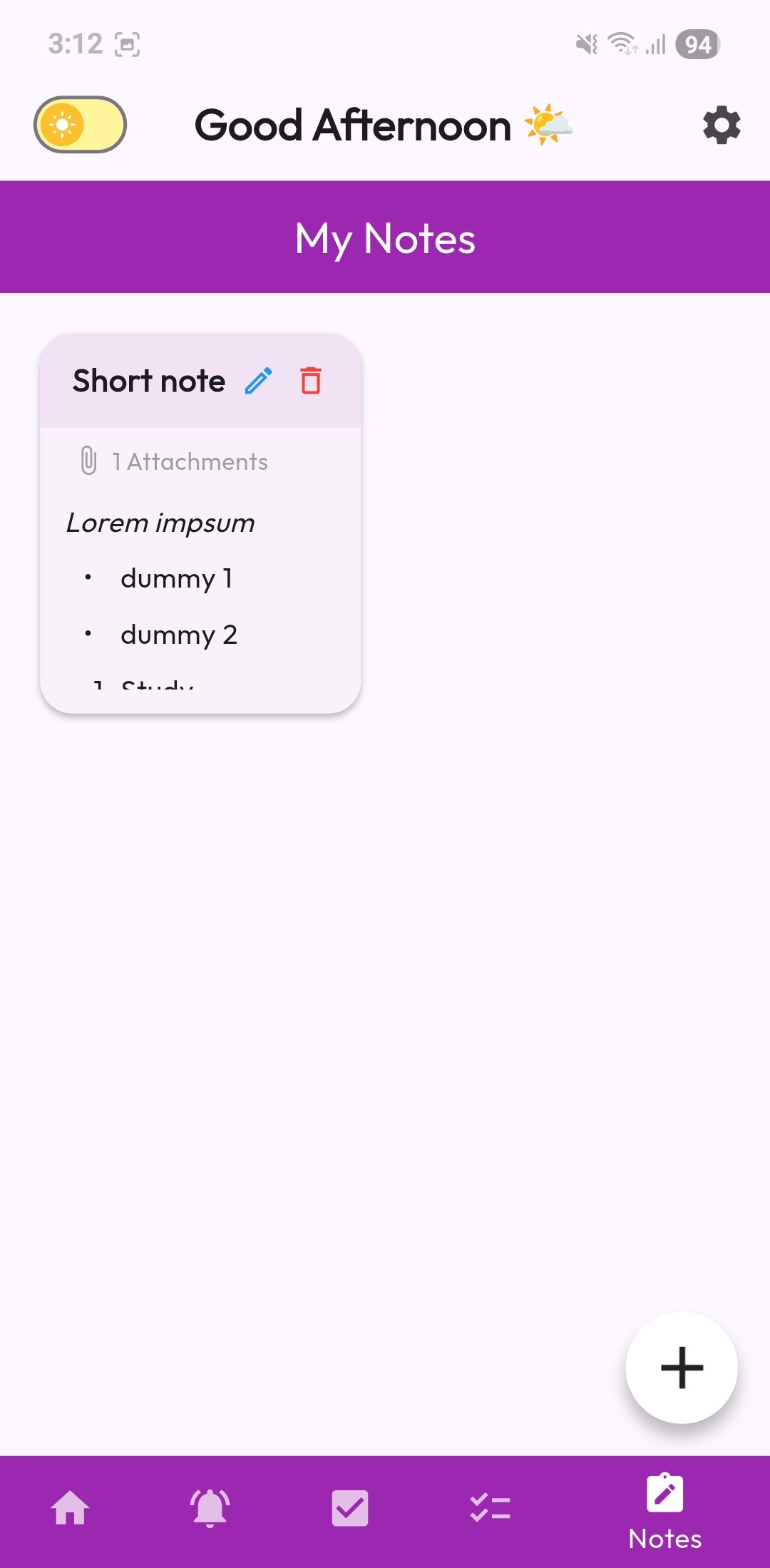 SyncIt App Notes
